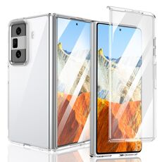 Custodia per telefono cellulare trasparente per PC integrata della serie pieghevole For Honor Magic Vs3 lce (argento)