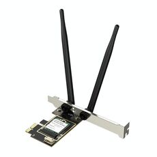 EDUP EP-9617ES 900Mbps WiFi 6 Bluetooth 5.4 Dual-Band 2.4G / 5G PCI-E Adattatore WiFi wireless (nero)