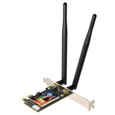 EDUP EP-BE9715 8774Mbps WiFi 7 Bluetooth 5.4 Tri-Band PCI-E WiFi Adattatore Scheda di rete wireless (nero)