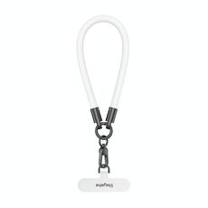 DUX DUICS Stoyobe PL-II Universal Silicone Phone Wrist Strap Anti-smarrimento Lanyard (Bianco Luminoso)
