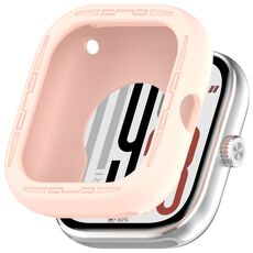 Per Redmi Watch 5 eSIM Custodia protettiva in silicone per orologio (rosa chiaro)