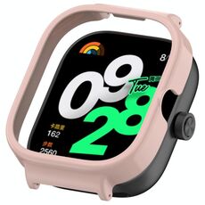 Per Redmi Watch 5 eSIM Hollow PC Half Coverage Watch Custodia protettiva (rosa)