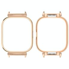 Per Redmi Watch 5 eSIM Custodia protettiva in metallo per orologio (oro rosa)