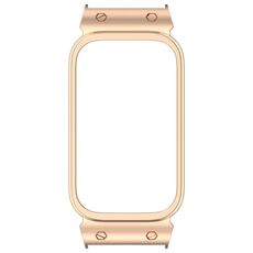 Per Xiaomi Smart Band 9 Active Metal Frame Watch Custodia protettiva (oro rosa)
