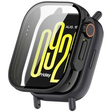 Per Redmi Watch 5 Active Tempered Film Integrato PC Watch Custodia protettiva Seconda variante Custodia (Nero)