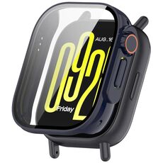 Per Redmi Watch 5 Active Tempered Film Integrato PC Watch Custodia protettiva Seconda variante Custodia (Inchiostro Blu)