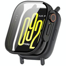 Per Redmi Watch 5 Lite Pellicola temperata Custodia protettiva per orologio PC integrato Seconda variante Custodia (nero)