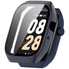 Per Mibro Watch T2 Pellicola temperata Custodia protettiva per orologio PC integrata Seconda variante Custodia (blu inchiostro)