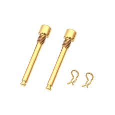 Chiusura a clip in lega di titanio per bicicletta da strada di montagna con molla di ritegno, colore: perno + anello elastico oro