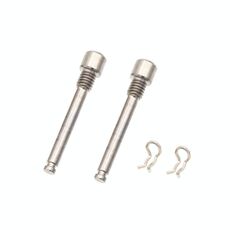 Chiusura a clip in lega di titanio per bicicletta da strada di montagna con molla di ritegno, colore: perno + anello elastico in titanio