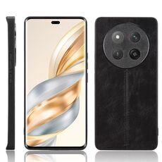 Per Honor X60 Pro / X9c / Magic7 Lite Custodia per telefono con motivo a mucca e cuciture (nero)
