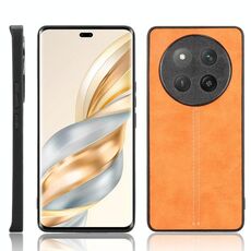 Per Honor X60 Pro / X9c / Magic7 Lite Custodia per telefono con motivo a mucca e cuciture (giallo)