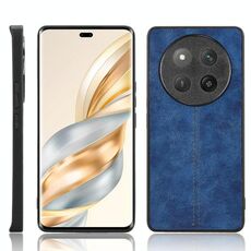 Per Honor X60 Pro / X9c / Magic7 Lite Custodia per telefono con motivo a mucca e cuciture (blu)