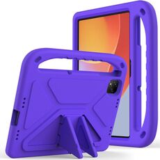 Per Infinix Xpad 11 2024 Custodia per tablet antiurto in EVA con supporto (viola)