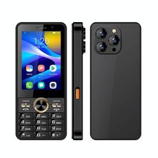 UNIWA A3501 Feature Phone, 2 GB + 16 GB, 3,5 pollici Android 8.1 MT6737M Quad Core, Rete: 4G, Doppia SIM (Nero)