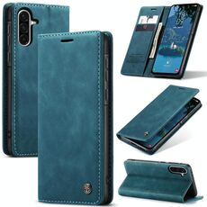 Per Samsung Galaxy A36 CaseMe 013 Custodia per telefono in pelle con flip orizzontale multifunzionale (blu)