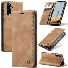 Per Samsung Galaxy A56 CaseMe 013 Custodia in pelle con flip orizzontale multifunzionale (marrone)