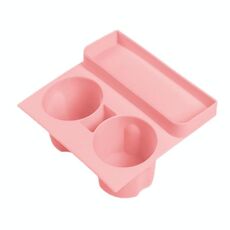 Per Tesla 21-23 modello 3/Y controllo centrale portabicchieri in silicone integrato (rosa)