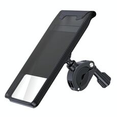 Supporto per bicicletta impermeabile, borsa per bicicletta, moto, manubrio, specchio, supporto per telefono, taglia: L