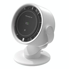 Ventilatore da tavolo a parete con ventola ad alta velocità, grande ventola USB, piccolo ventilatore da uragano (bianco)
