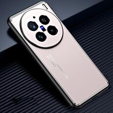 Per vivo X200 Pro Custodia per telefono in metallo satinato (oro)