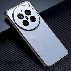 Per vivo X200 Pro Custodia per telefono in metallo satinato (blu)