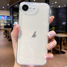 Per iPhone 16e Space TPU antiurto Custodia per telefono (trasparente)