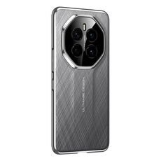 Custodia per telefono cellulare in pelle verniciata tinta unita For Honor Magic7 Imitazione Ultimate Design (grigio)