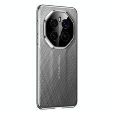 Per Honor Magic7 Pro Custodia per telefono in pelle verniciata con design definitivo, imitazione PC (grigio)