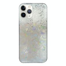 Per iPhone 11 Pro Max Adesivo Trasparente Colorato Pellicola Posteriore per Telefono con Pellicola Laterale (Lucky Clouds)