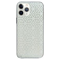 Per iPhone 11 Pro Max Adesivo Trasparente Colorato Pellicola Posteriore per Telefono con Pellicola Laterale (Cubo Magico)