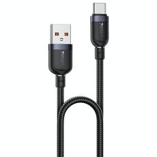 Cavo di ricarica rapida Yesido 3A USB a tipo C, lunghezza: 1,2 m (nero)