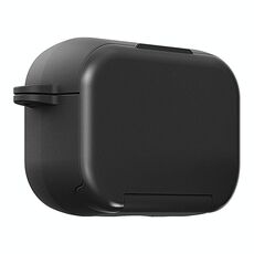 Per AirPods 4 Custodia protettiva in silicone per auricolari (nero)