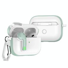 Per AirPods Pro 2 Custodia protettiva per auricolari con blocco colorato (verde)