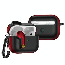 Per AirPods Pro 2 Custodia protettiva per auricolari con blocco colorato (rosso)