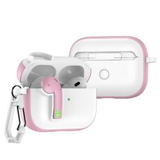 Per AirPods Pro 2 Custodia protettiva per auricolari con blocco colorato (rosa)