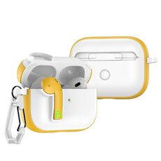Per AirPods Pro 2 Custodia protettiva per auricolari con blocco colorato (giallo)