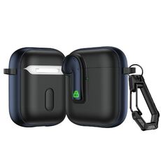 Per AirPods 2 Custodia protettiva per auricolari Colorful Lock (blu navy)