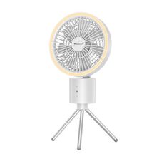 Yesido YF13 10W Tipo-C Ventilatore LED multifunzionale con treppiede (bianco)