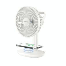 Ventilatore da tavolo Yesido YF16 Brushless con caricabatterie wireless (bianco)
