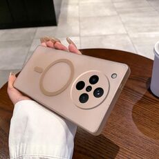 Per OPPO Find X8 Fine Hole Ice Fog MagSafe PC Phone Case (oro)
