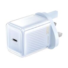 Caricabatterie rapido multi-compatibile REMAX RP-U91 Jiltry Series 30W PD+QC Type-C GaN, spina: spina UK (viola)