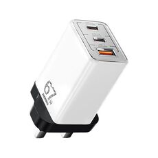 Caricabatterie per laptop REMAX RP-U159PRO Figen Series 67W Dual Type-C USB GaN, spina: spina UK (bianco)