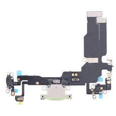 Per iPhone 15 Cavo flessibile per porta di ricarica (verde)
