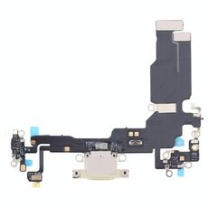 Per iPhone 15 Cavo flessibile per porta di ricarica (giallo)