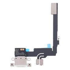 Per iPhone 16 Pro Cavo flessibile per porta di ricarica (bianco)