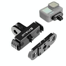 PULUZ Supporto magnetico pieghevole a sgancio rapido per GoPro HERO12 Black /11 Black /11 Black mini /10 Black /9 Black /8 Black / Max (Nero)