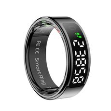 R11 TAGLIA 10 Smart Ring, supporta la frequenza cardiaca / ossigeno nel sangue / sonno / modalità sportive multiple (nero)