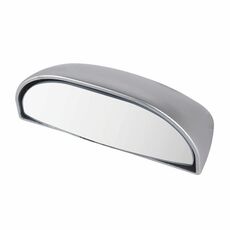 Specchietto retrovisore per auto Trainer Plus Specchio per angolo cieco per auto Aiuto per la retromarcia Specchietto rotondo piccolo per auto, Colore: Argento
