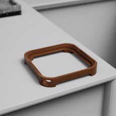 Per MAC Mini M4 Supporto per desktop in legno Base per dissipazione del calore Rack, specifiche: noce